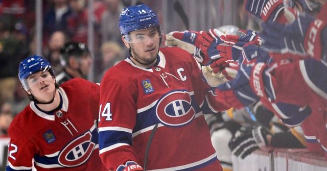 Cole Caufield Nick Suzuki Canadiens practice